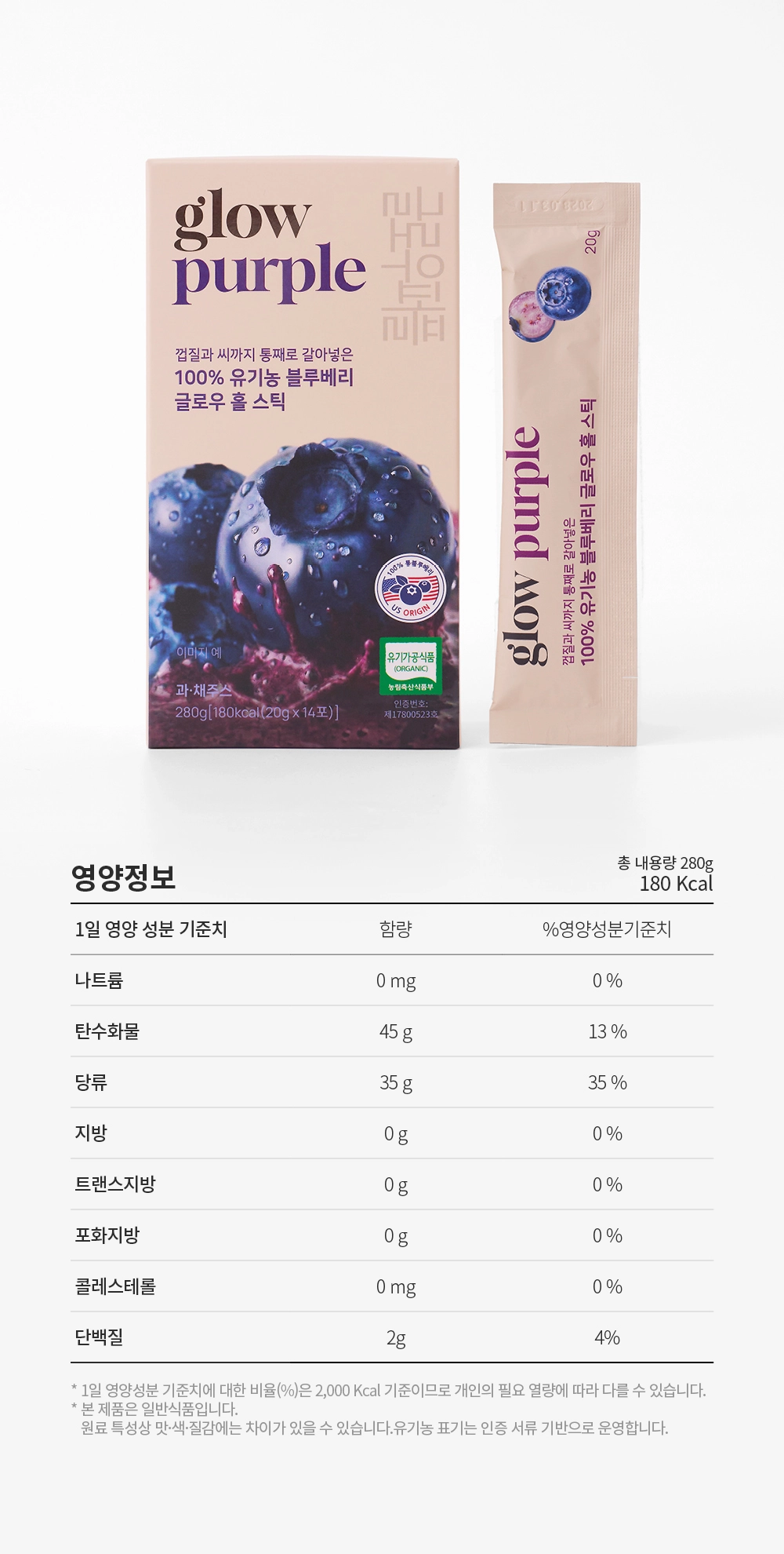 [최대10%할인]글로우퍼플홀스틱1박스
