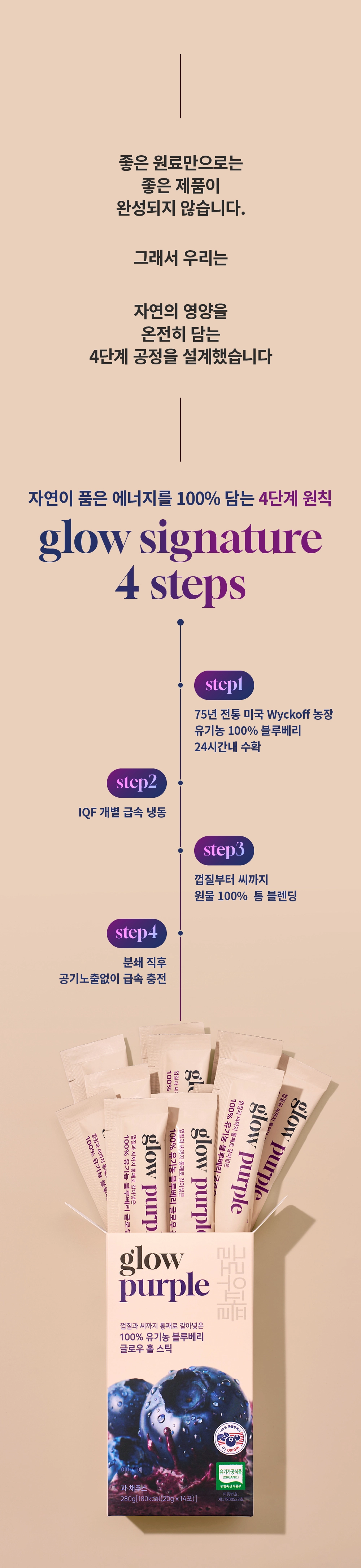 [최대10%할인]글로우퍼플홀스틱1박스
