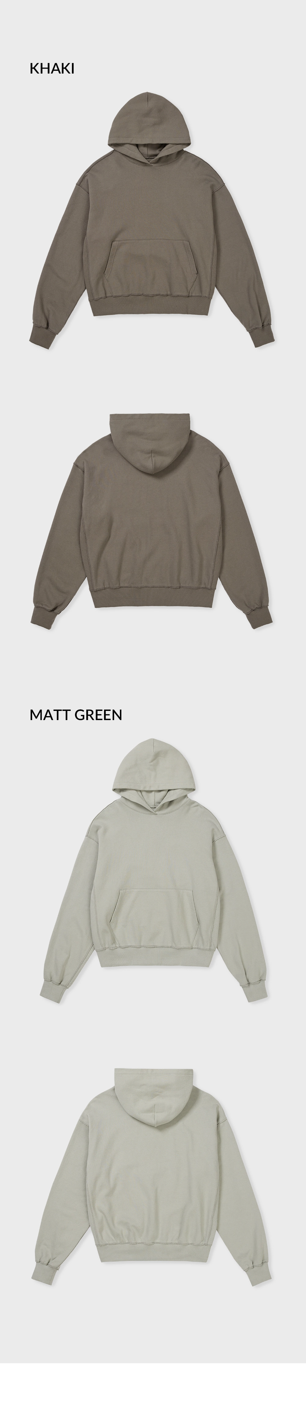 24SP OVERSIZE HOOD TOP / 2 COLOR