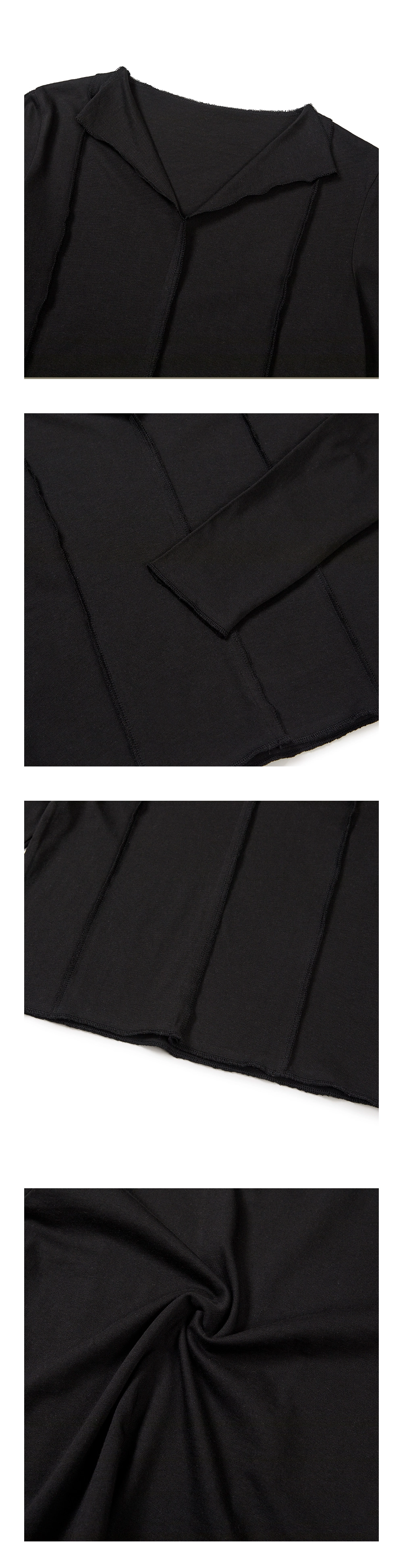 24SP OUTSTITCH LINE TOP / 2 COLOR