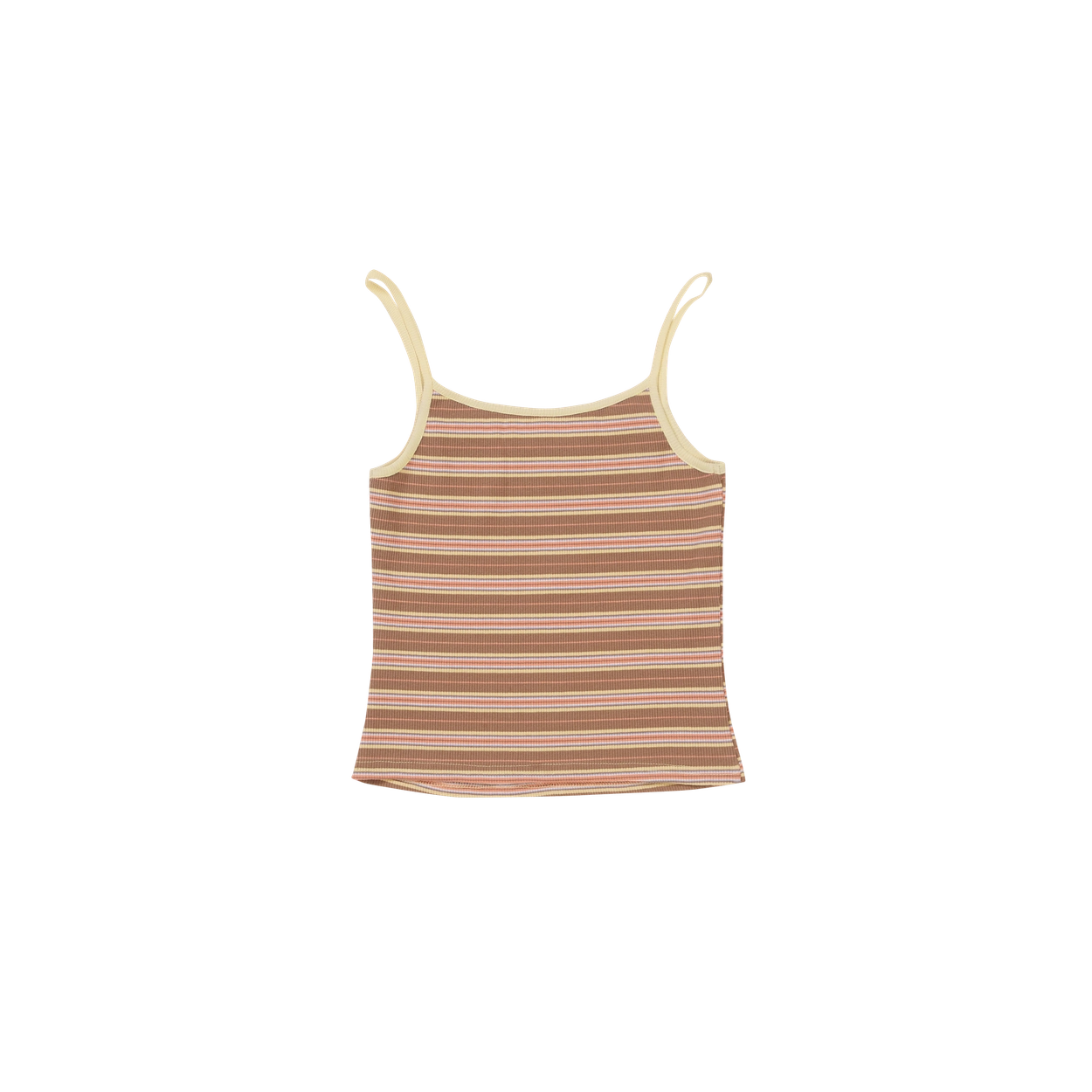24SU STRIPE TANK TOP / VINTAGE BROWN