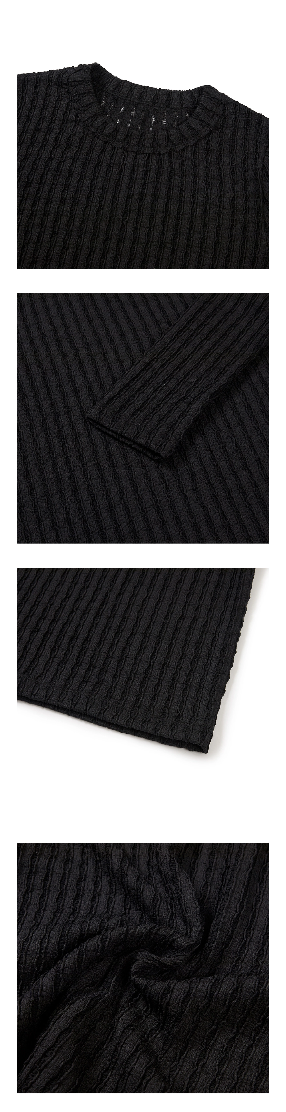 24SP STRIPE LACE TOP / 2 COLOR
