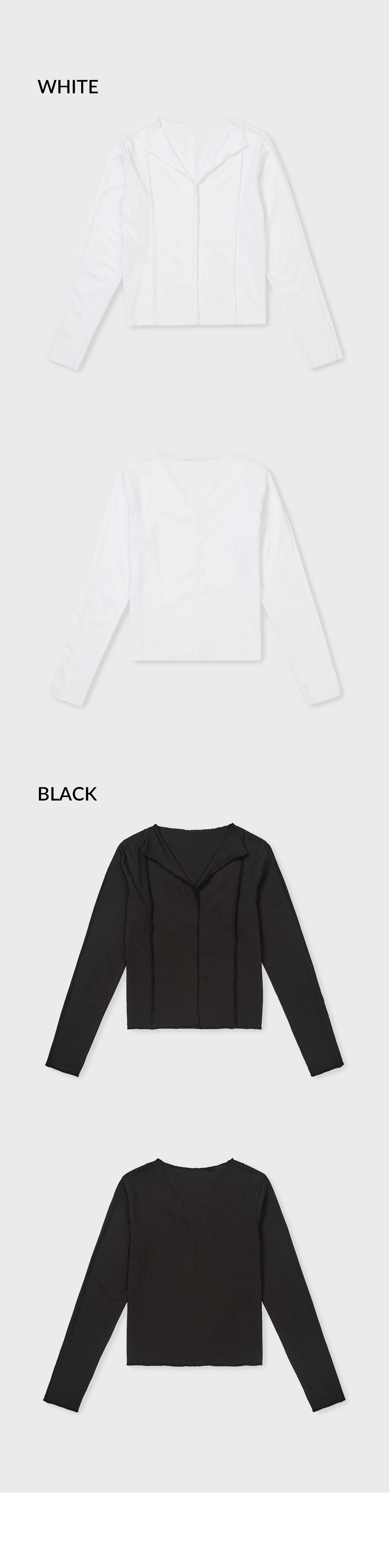 24SP OUTSTITCH LINE TOP / 2 COLOR