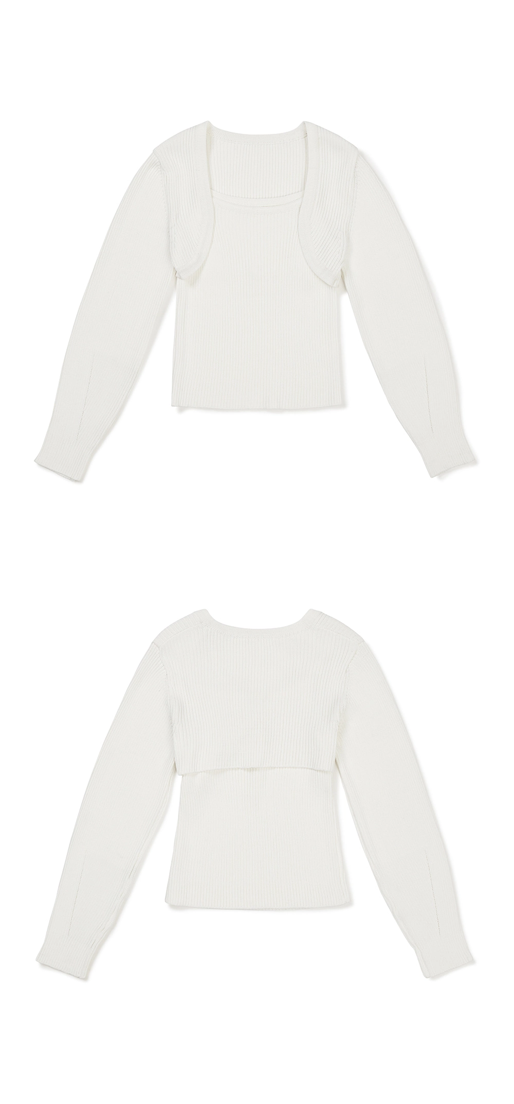 23SP BOLERO CARDIGAN SET IVORY