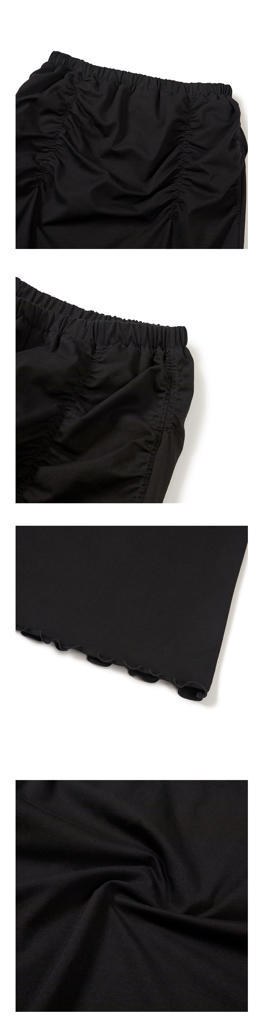 24SP JERSEY SKIRT / BLACK