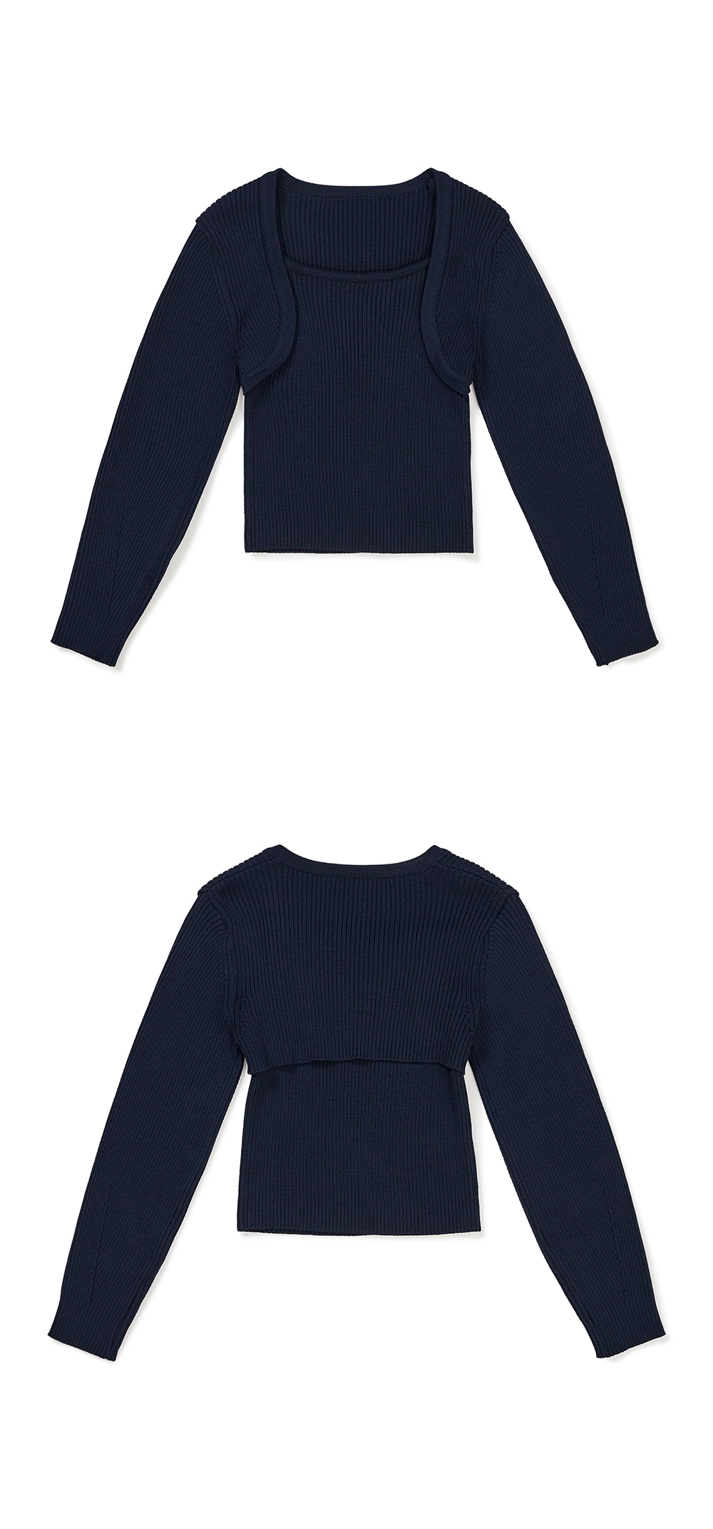 23SP BOLERO CARDIGAN SET DEEP NAVY