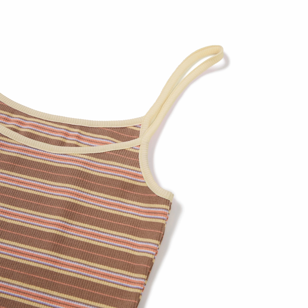 24SU STRIPE TANK TOP / VINTAGE BROWN