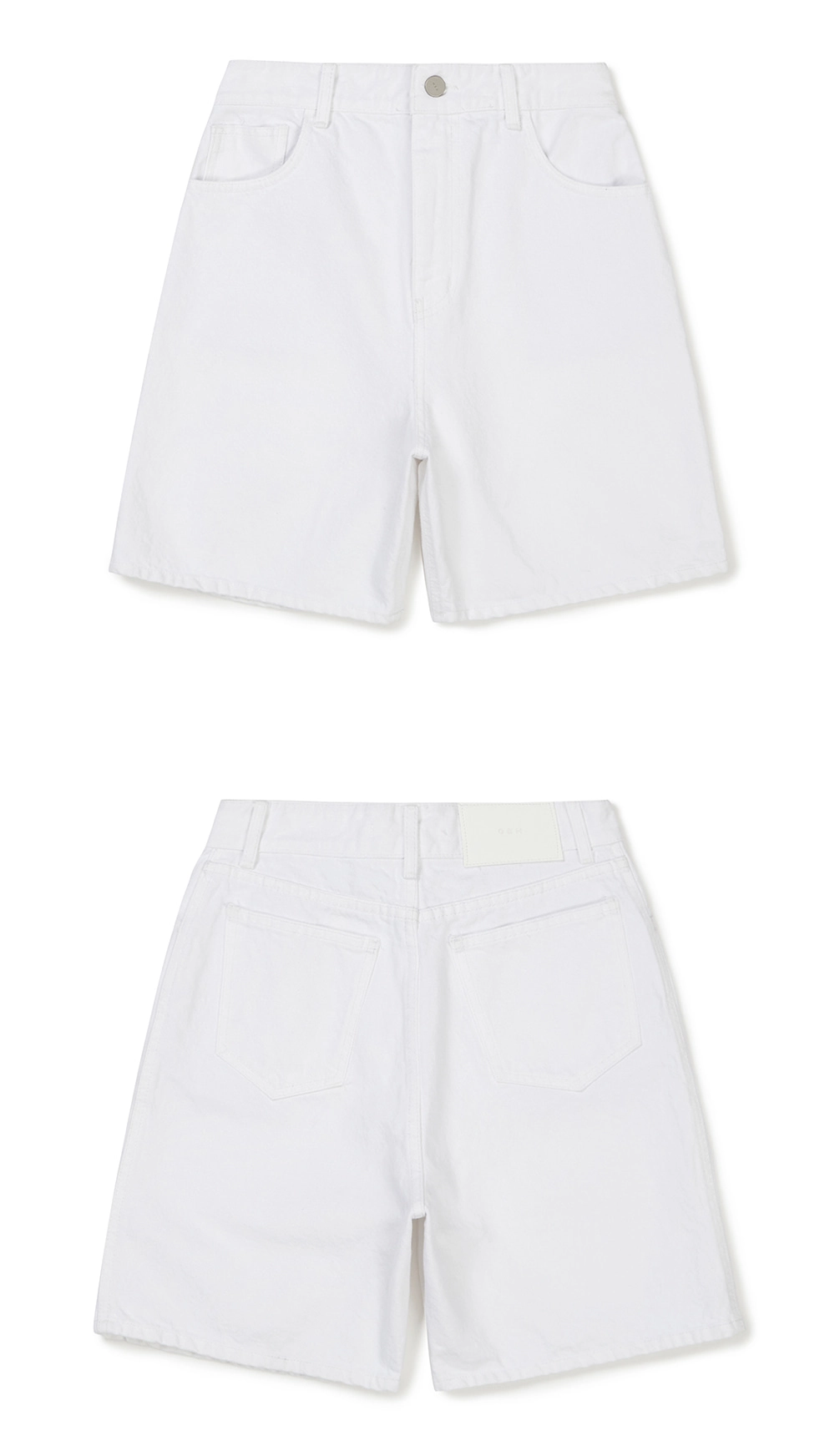 23SU WHITE SHORT DENIM / WHITE