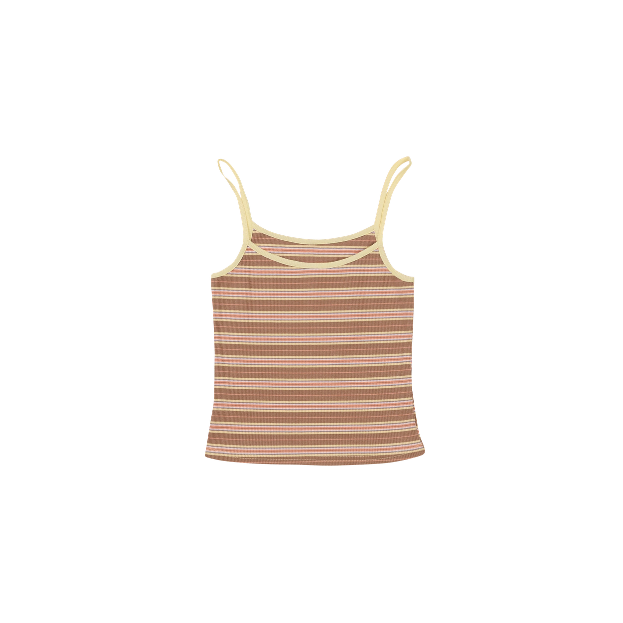 24SU STRIPE TANK TOP / VINTAGE BROWN