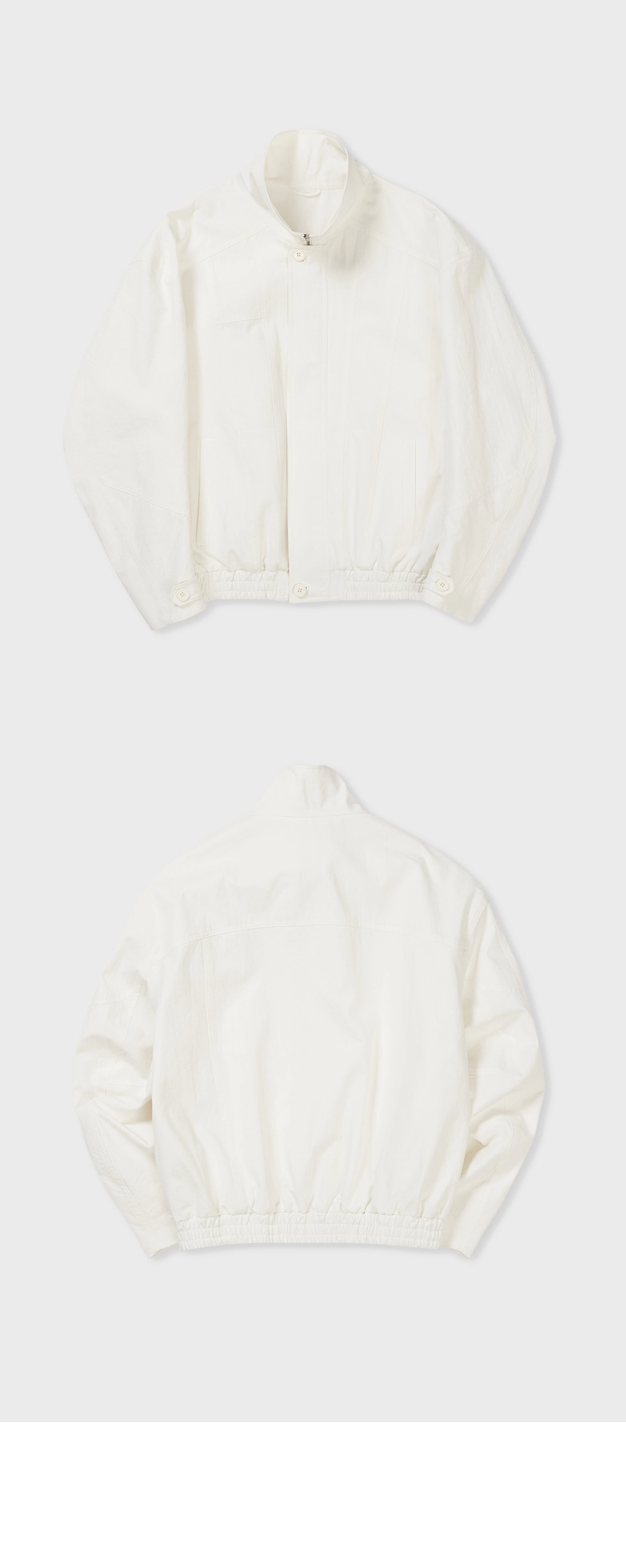 24SP COTTON MOTOR JACKET / ECRU