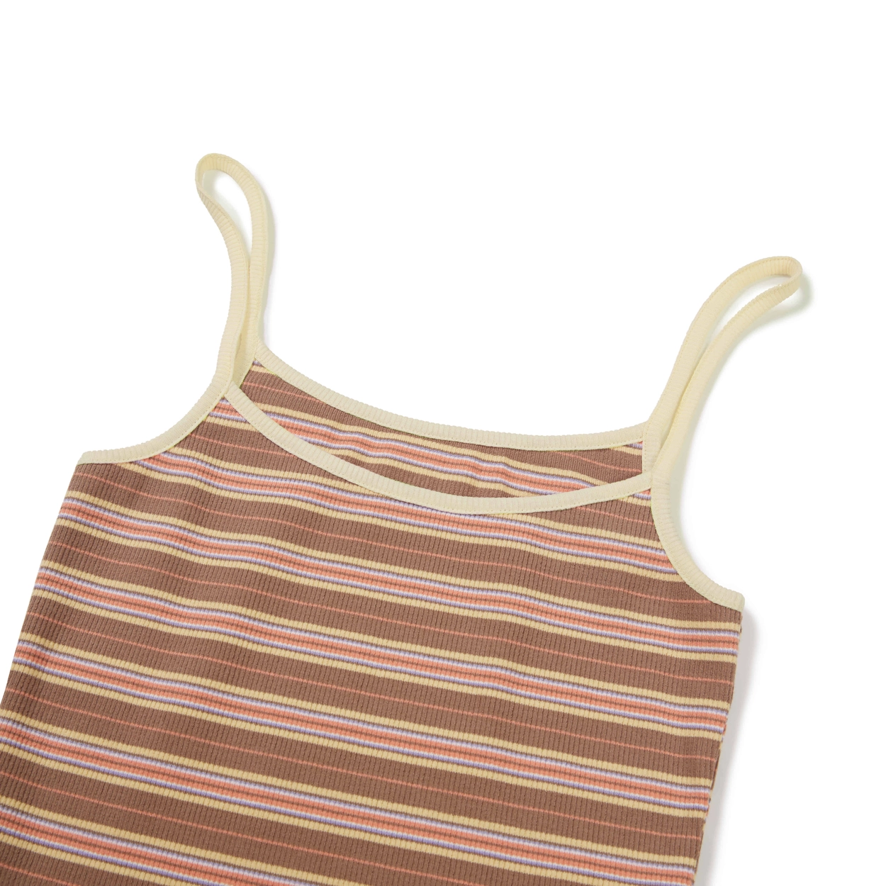24SU STRIPE TANK TOP / VINTAGE BROWN