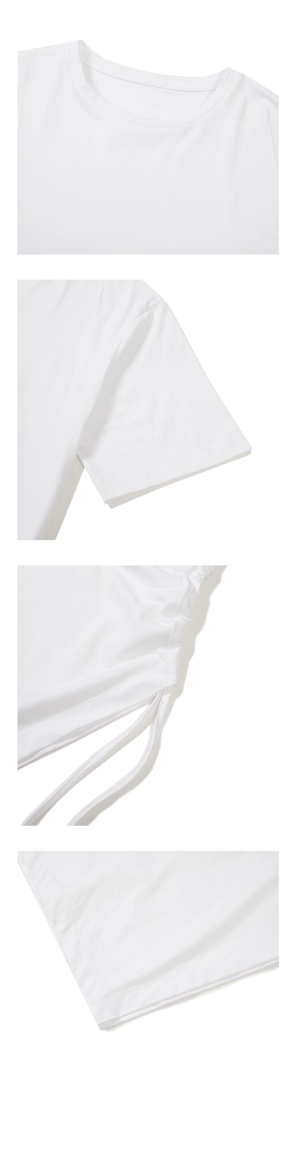 24SU SQUARE LINE STRING TOP / WHITE