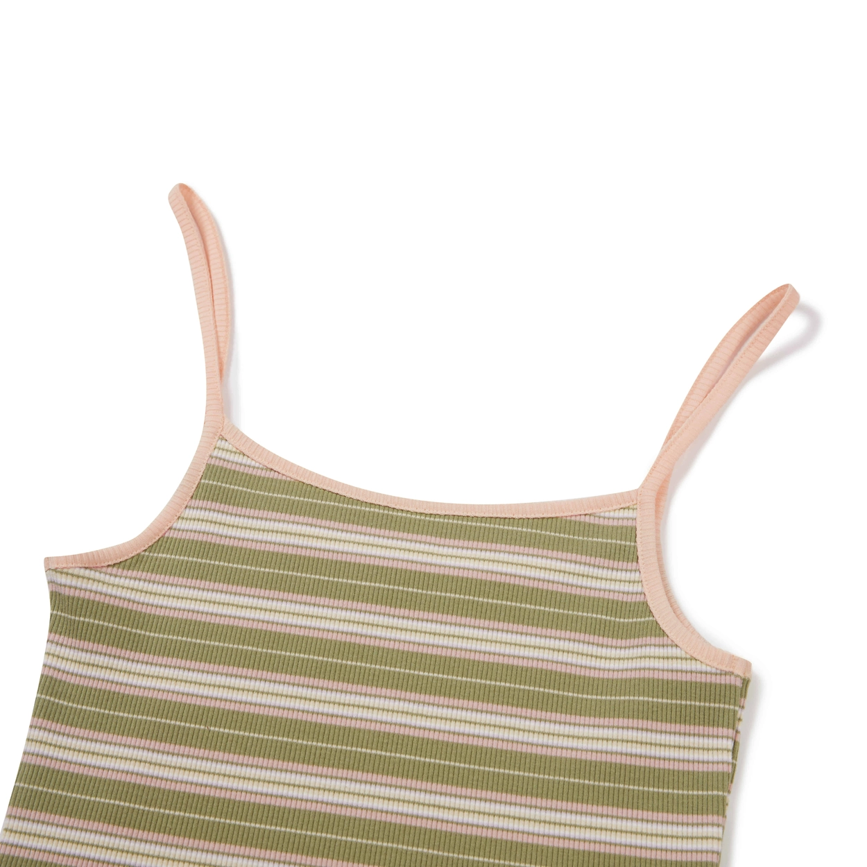 24SU STRIPE TANK TOP / SAGE