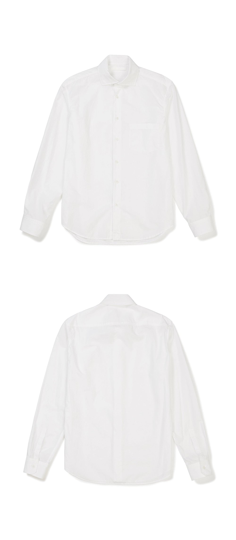 23SP WASHED COTTON SHIRTS / WHITE