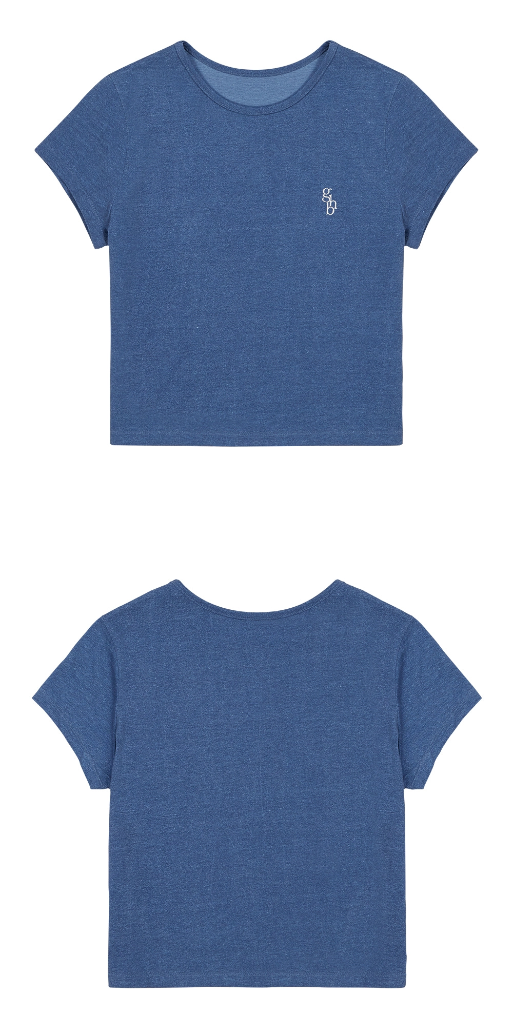 23SU CAP SLEEVE TOP VINTAGE BLUE