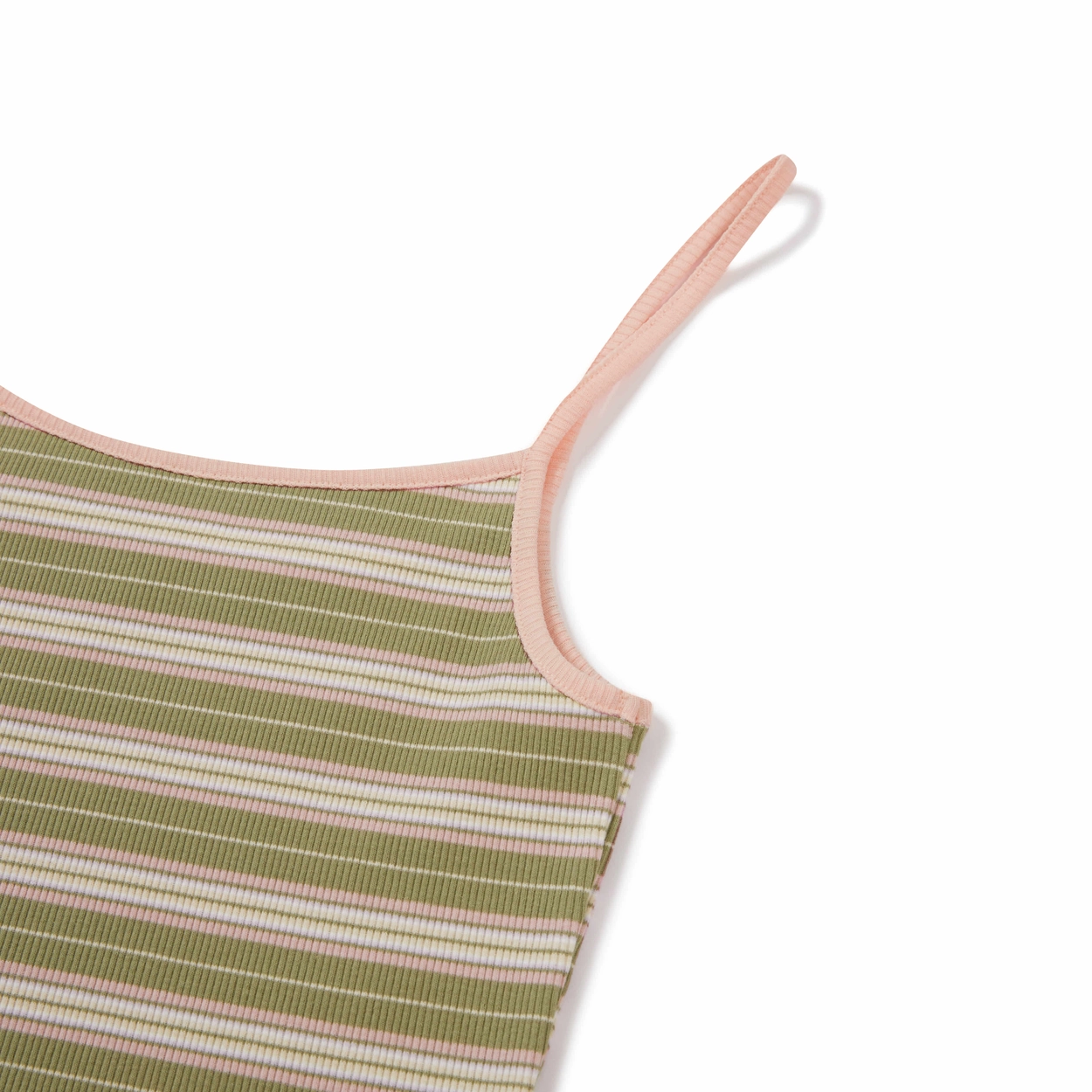 24SU STRIPE TANK TOP / SAGE