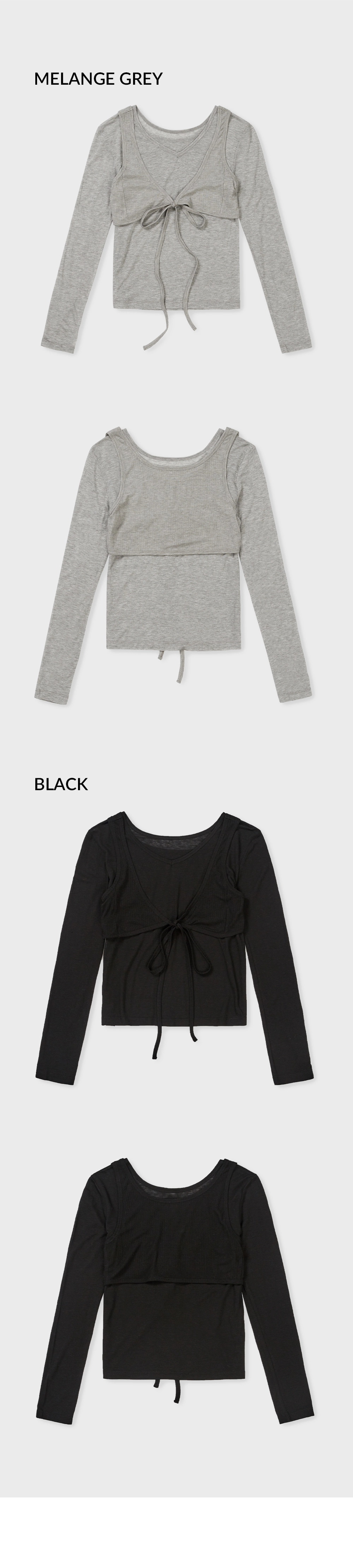 24SP LAYERED TOP SET / 2 COLOR