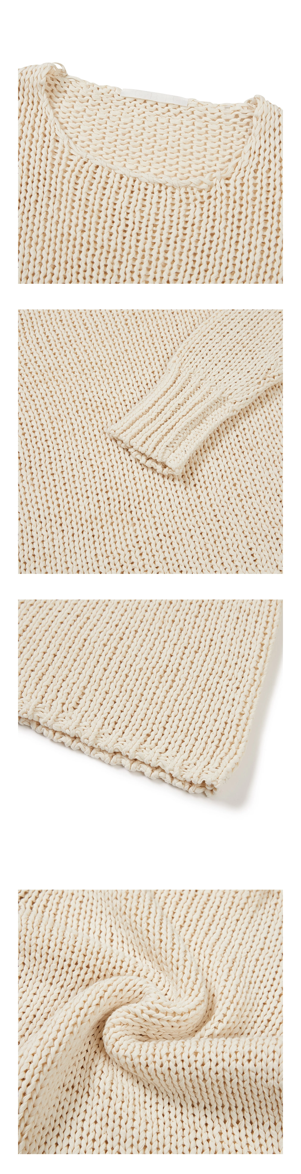 24SP WIDE YARN BOLD KNIT / 2COLOR