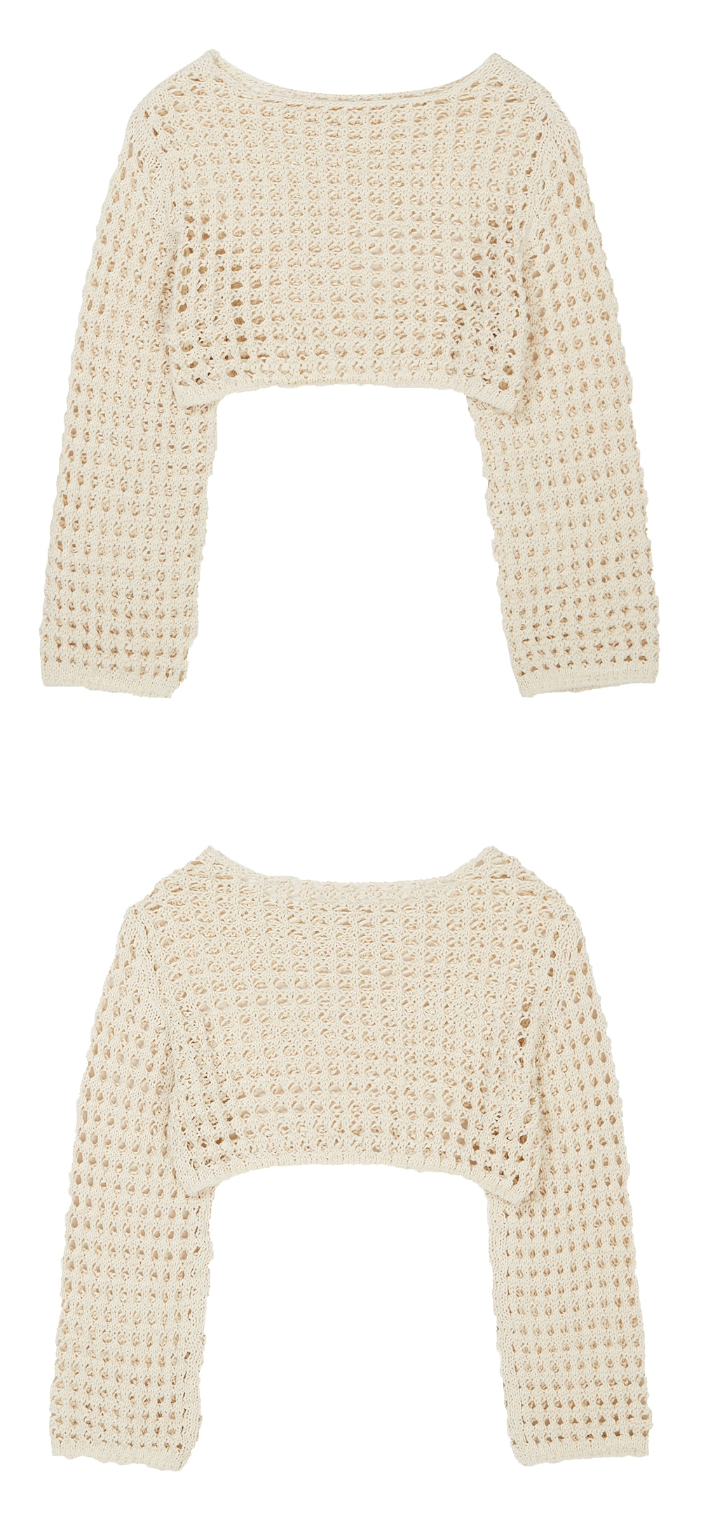 23SU KNOT DETAIL KNIT / ECRU
