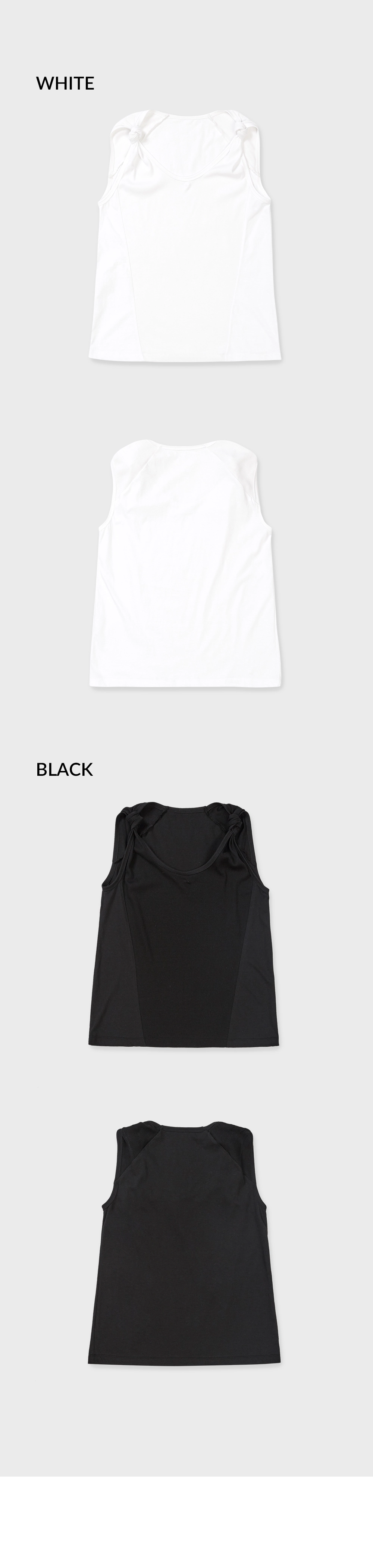 24SU KNOT SLEEVELESS / 2 COLOR