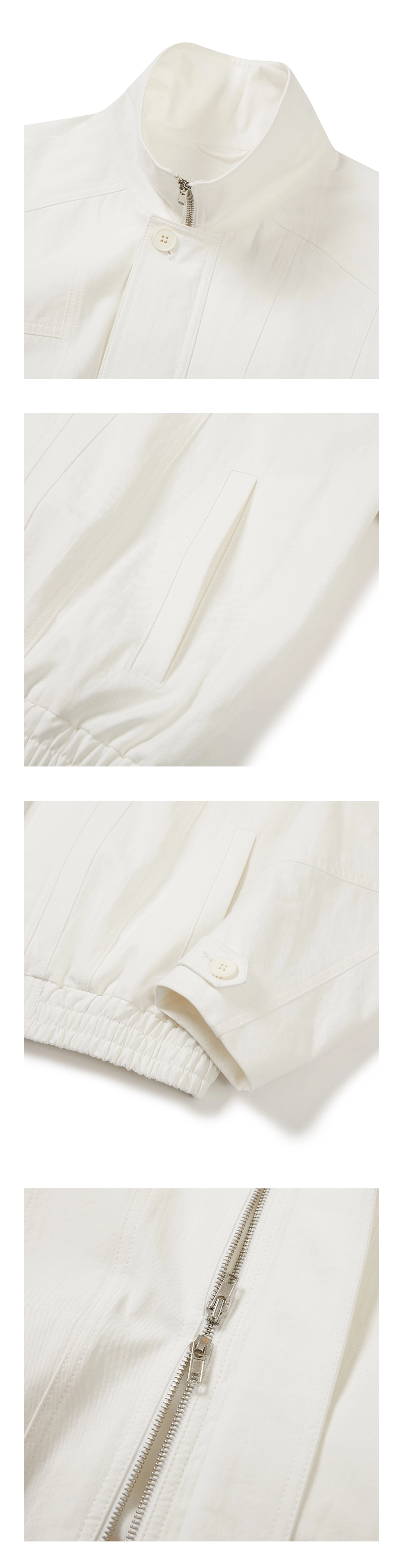 24SP COTTON MOTOR JACKET / ECRU