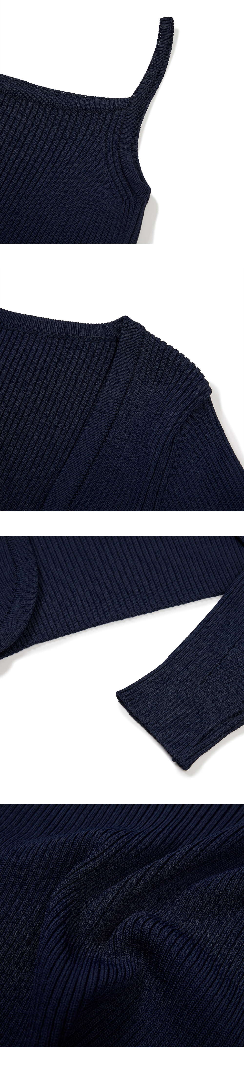 23SP BOLERO CARDIGAN SET DEEP NAVY