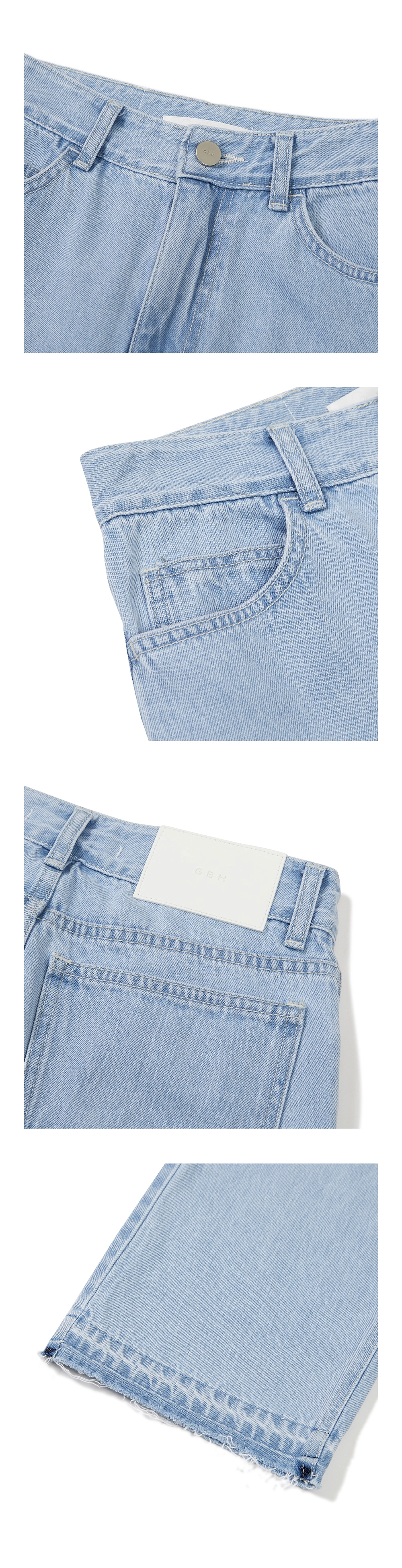 23SU ICE BLUE HEMLINE POINT / DENIM