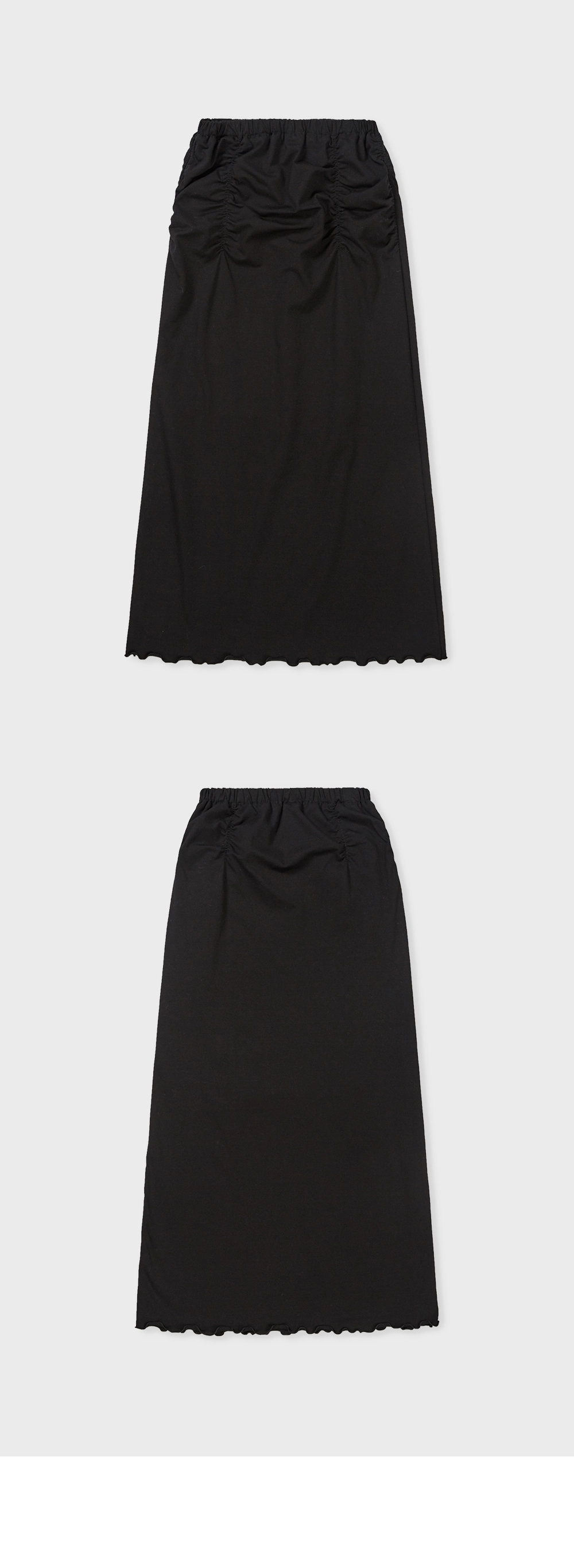 24SP JERSEY SKIRT / BLACK