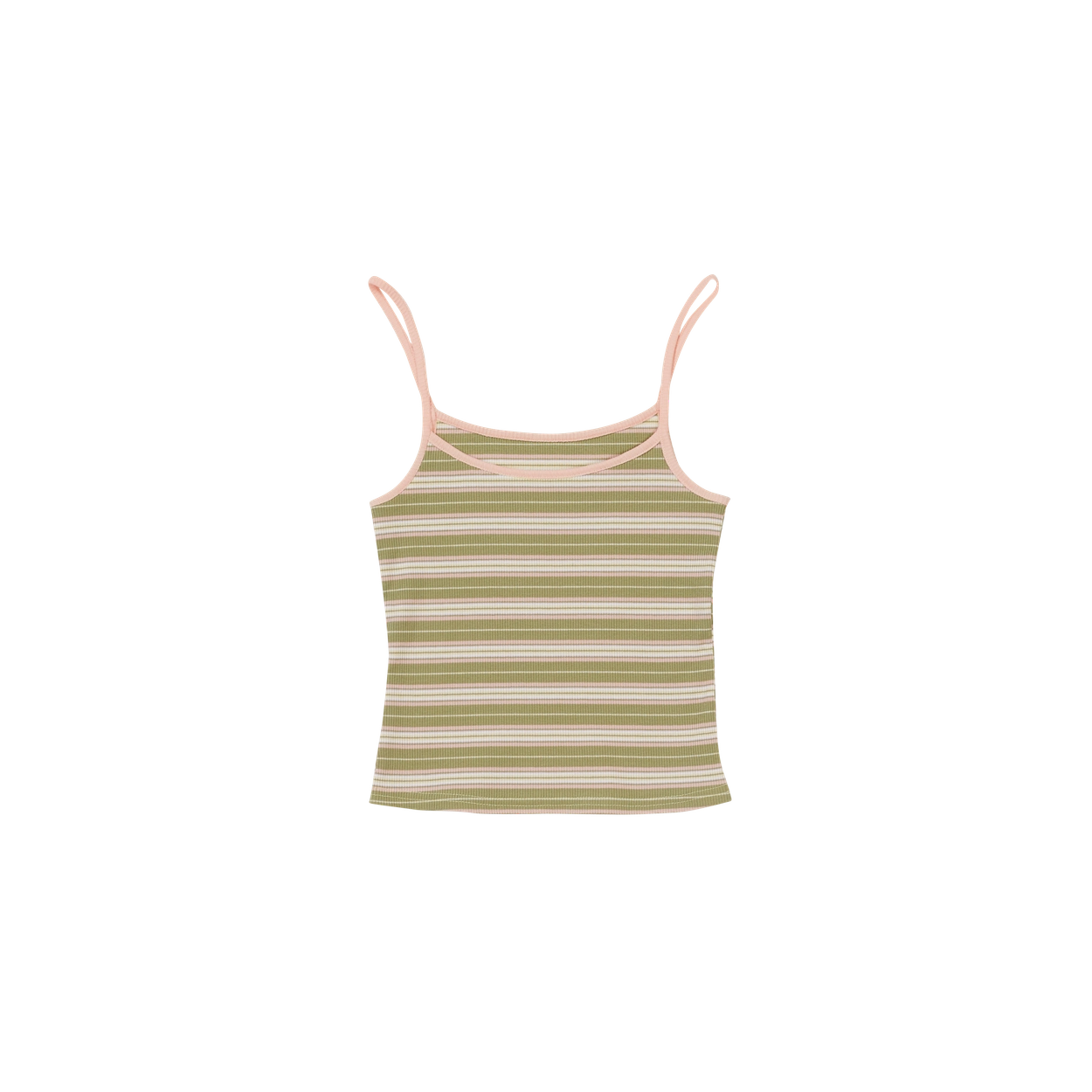 24SU STRIPE TANK TOP / SAGE