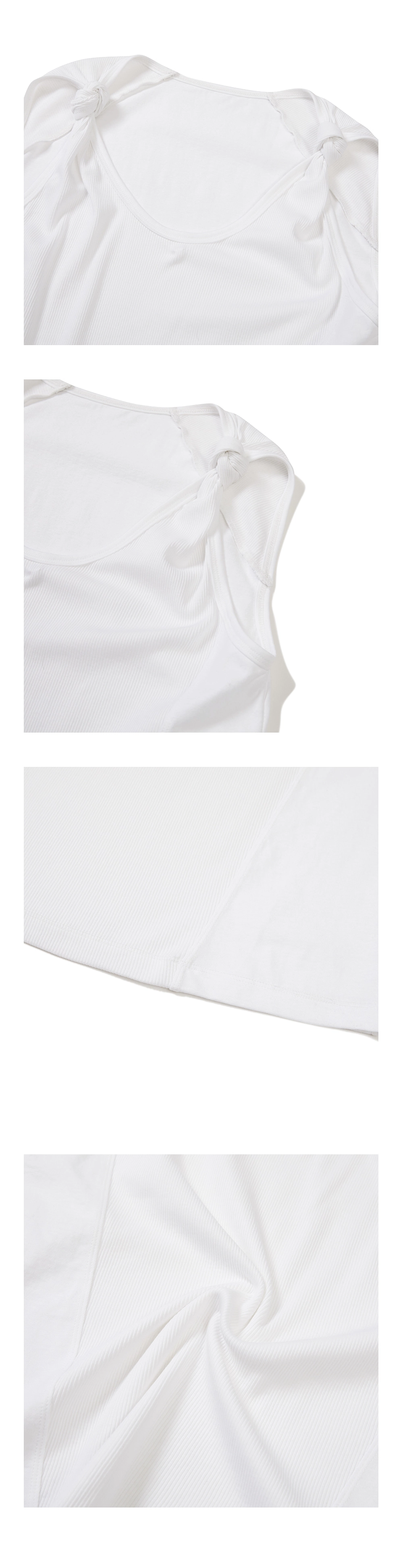24SU KNOT SLEEVELESS / 2 COLOR