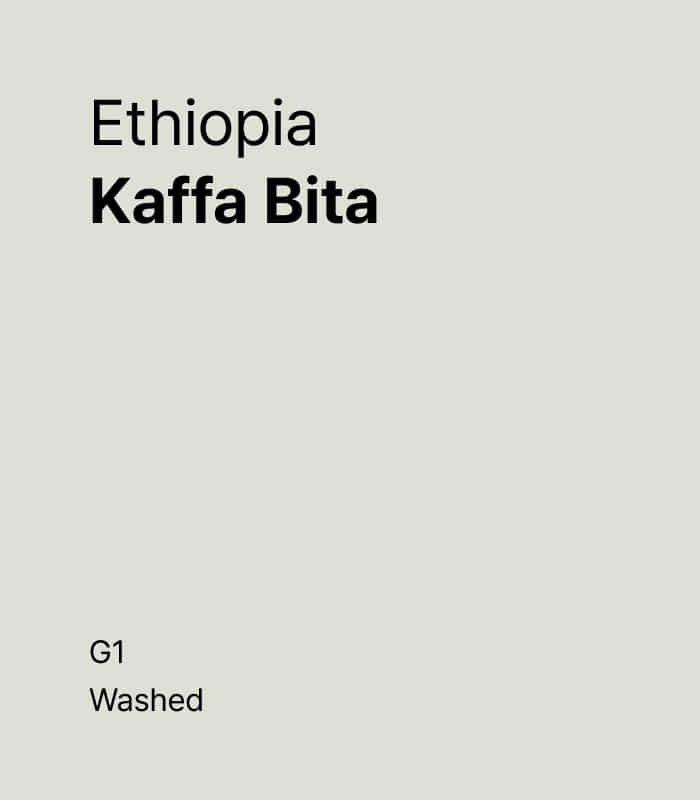 Ethiopia Kaffa Bita Washed G1