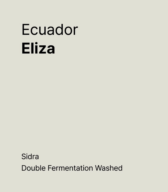 Ecuador Eliza Sidra DF Washed