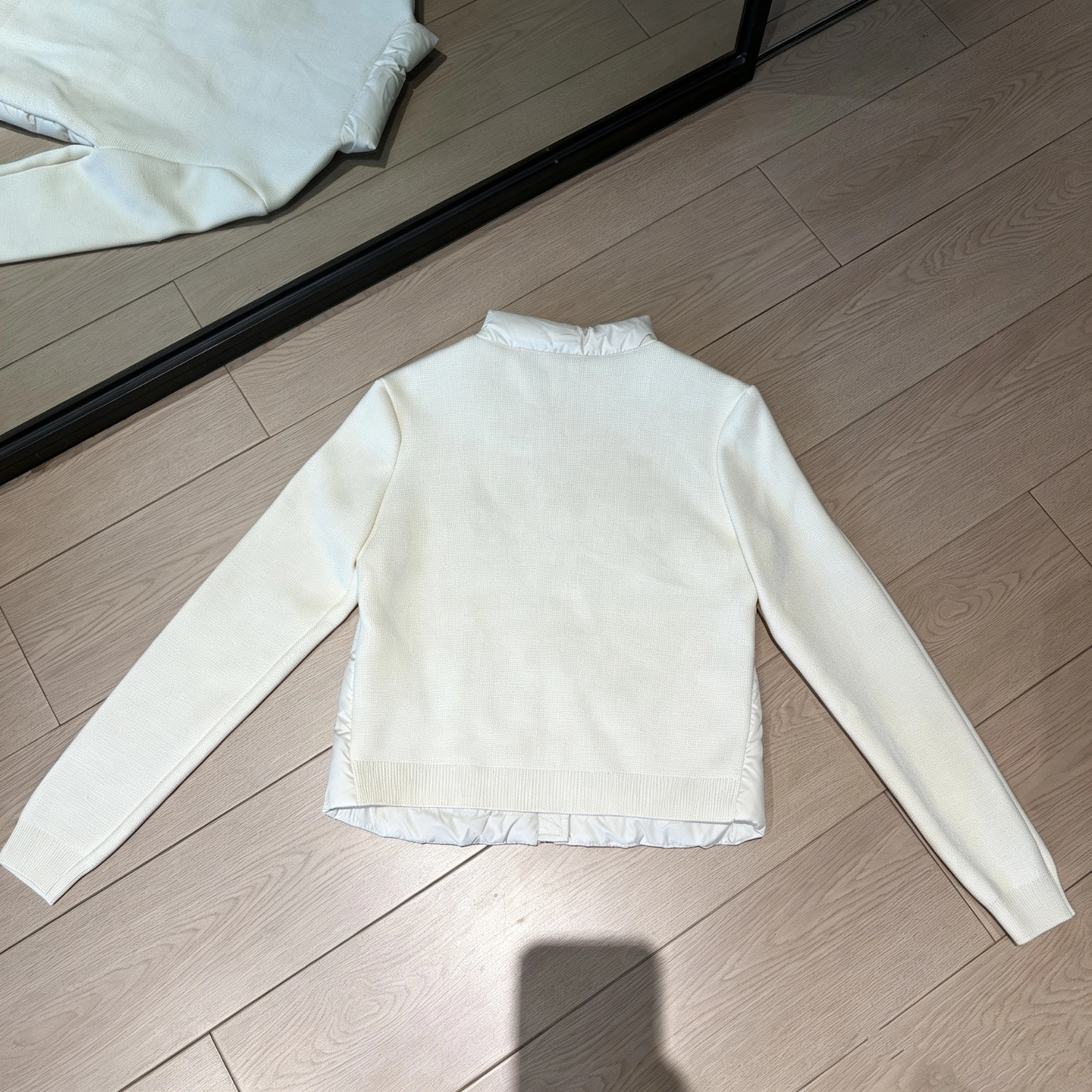 패딩 울 집업 가디건(2color)