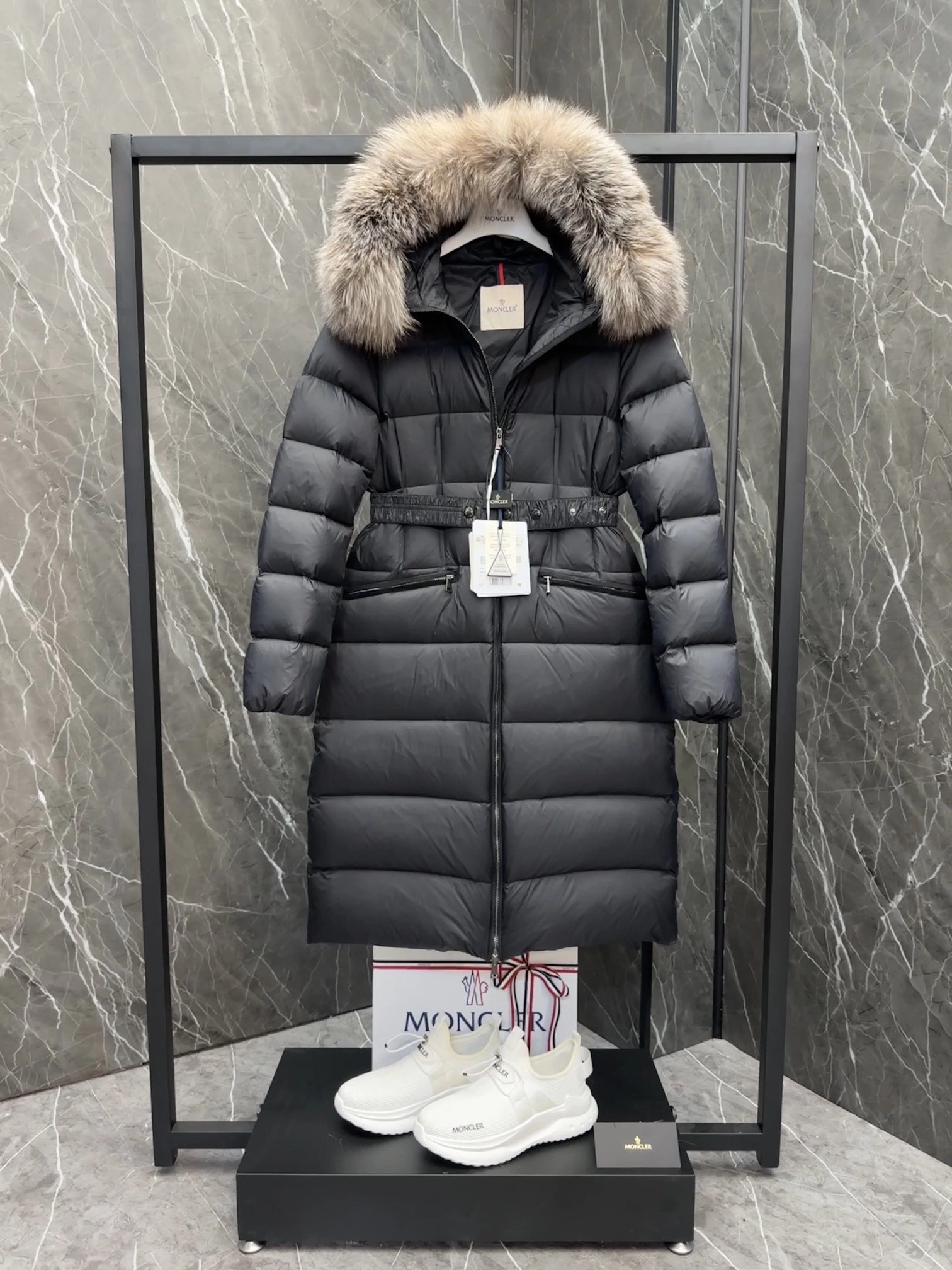 보에딕 롱 다운 패딩
