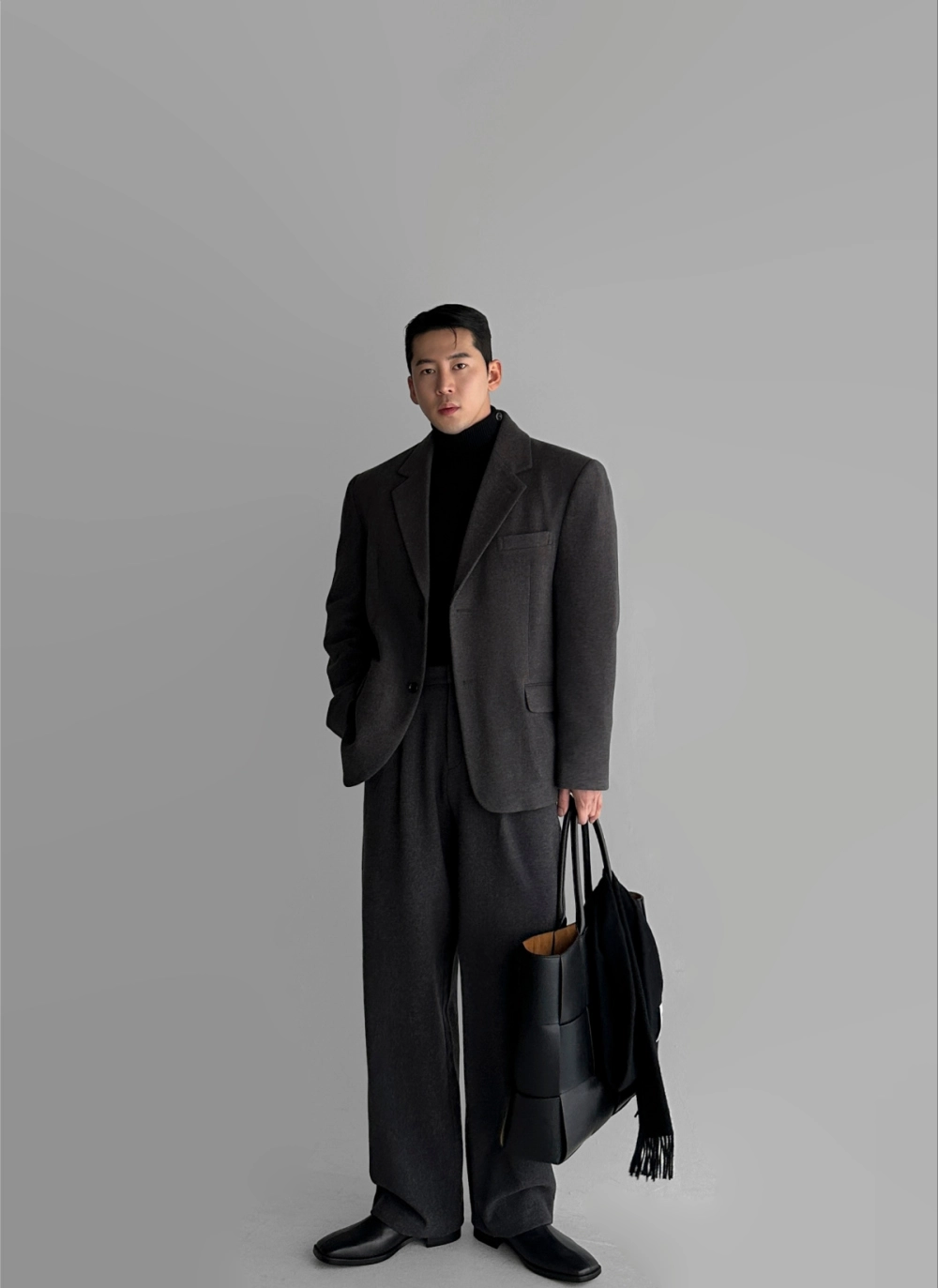 바지 모델 착용 이미지-S159L24