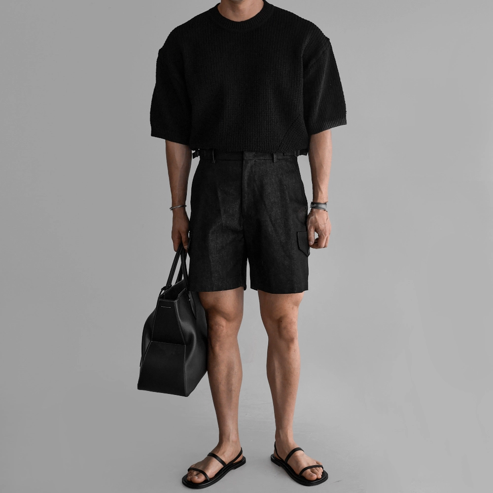 반팔 티셔츠 모델 착용 이미지-S570L8