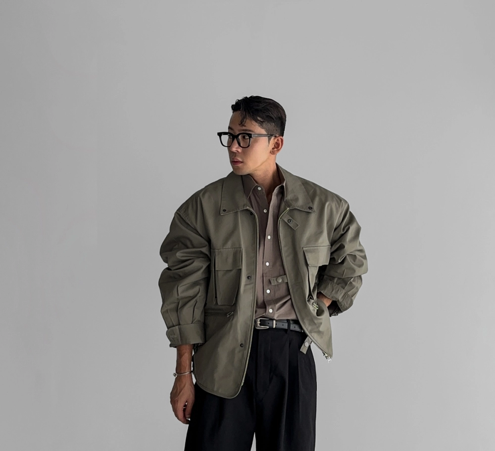 재킷 모델 착용 이미지-S4L28