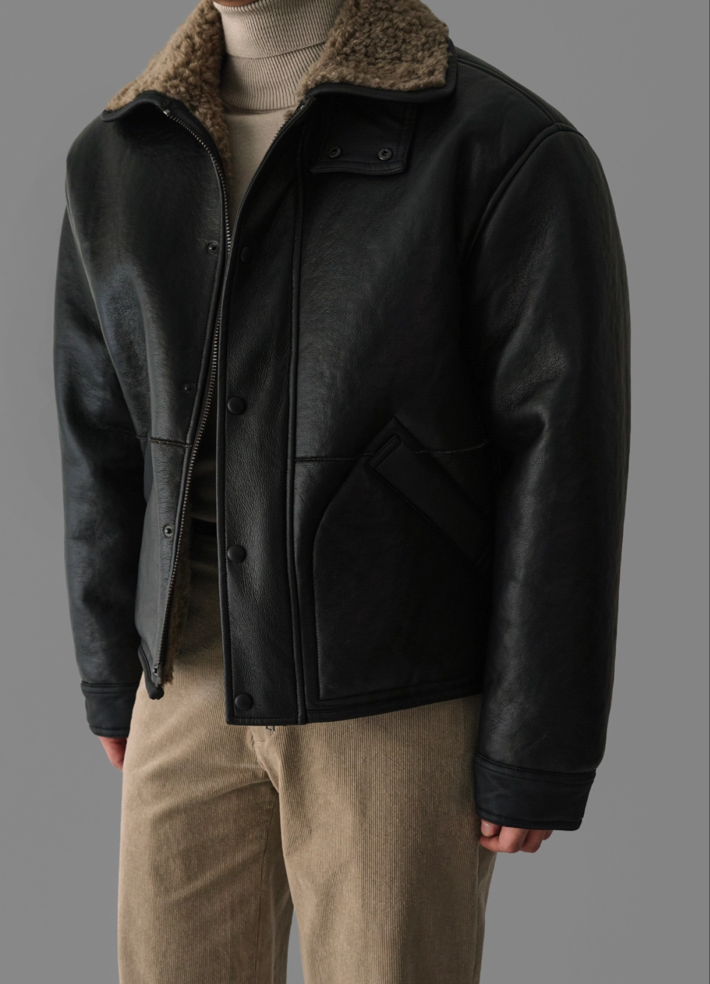 재킷 모델 착용 이미지-S249L4