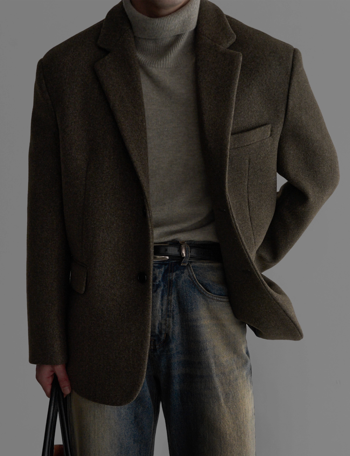 블레이저 모델 착용 이미지-S463L12