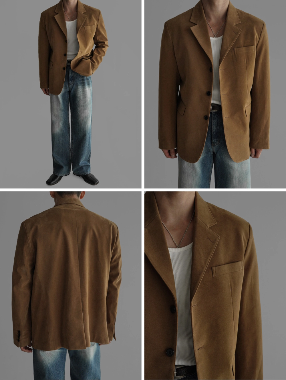 블레이저 모델 착용 이미지-S453L8