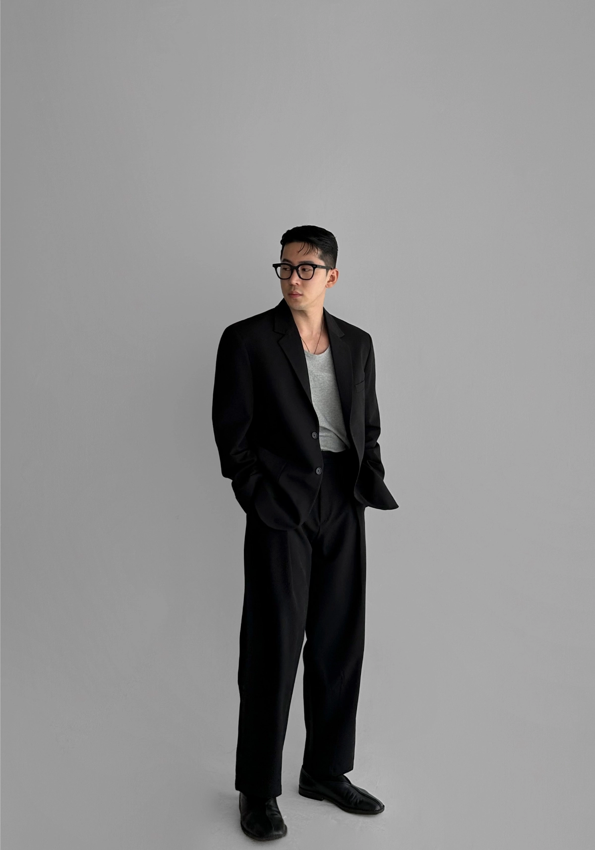코트 모델 착용 이미지-S255L13