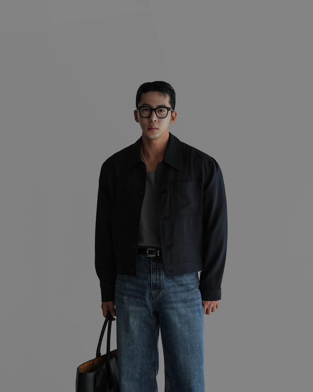 재킷 모델 착용 이미지-S446L23
