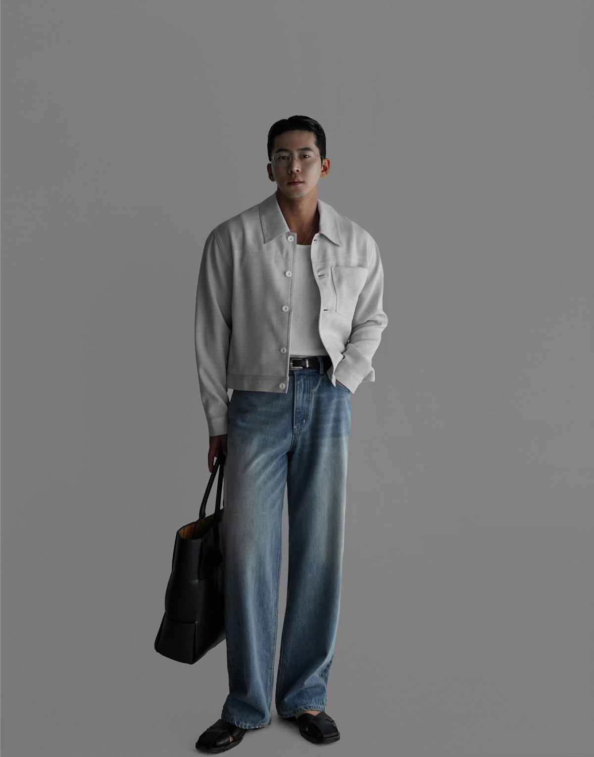 재킷 모델 착용 이미지-S448L11