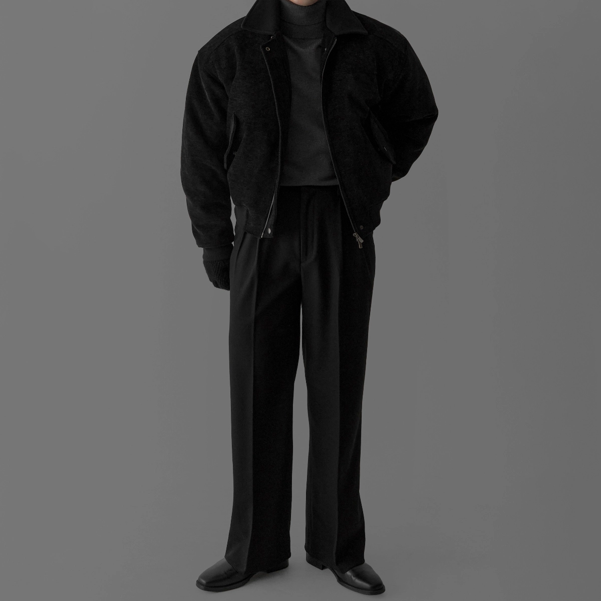 재킷 차콜 색상 이미지-S457L18