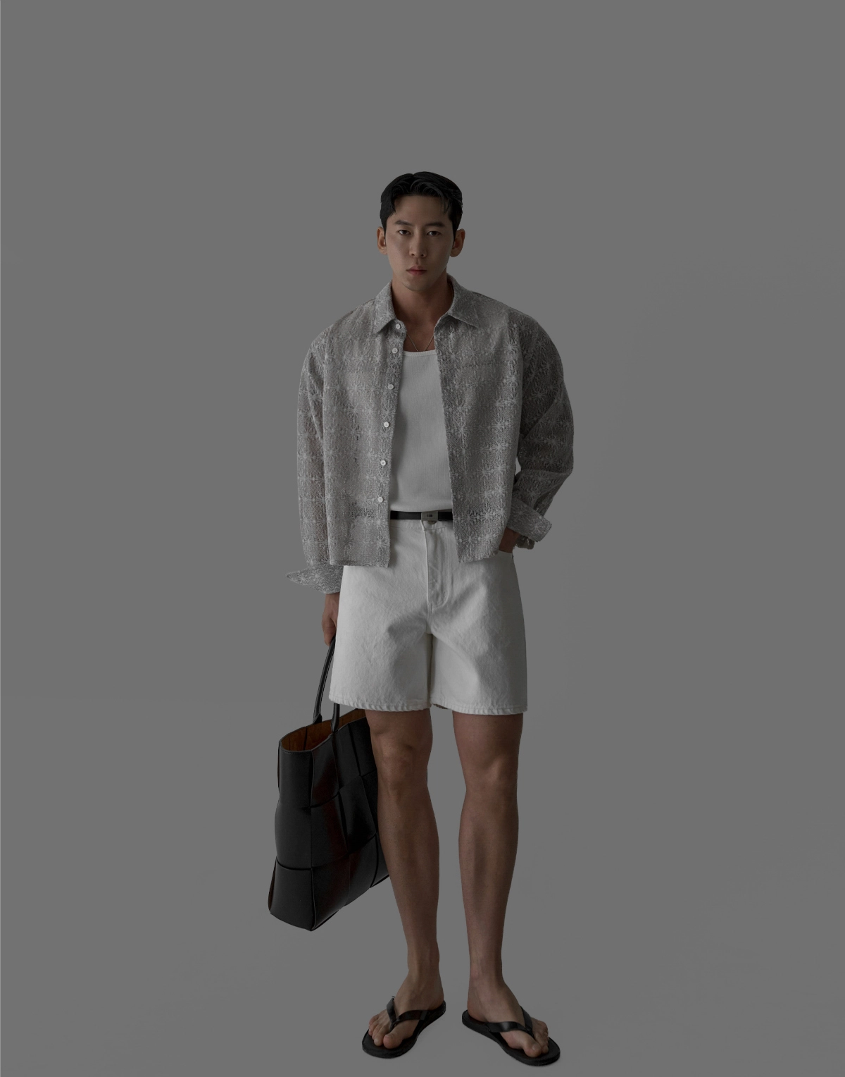 재킷 모델 착용 이미지-S264L13