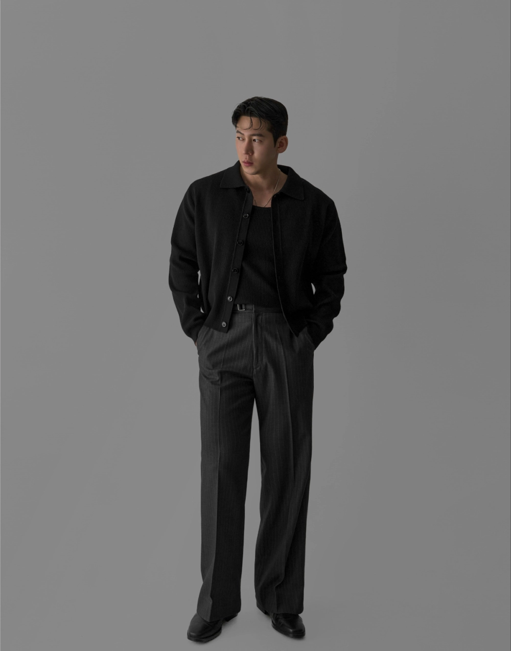 카디건 모델 착용 이미지-S430L29