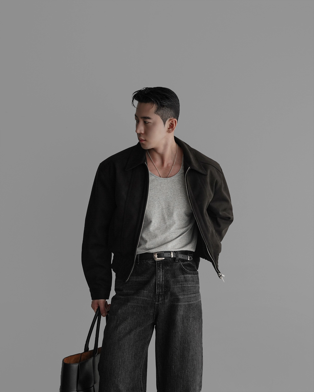 재킷 모델 착용 이미지-S423L35