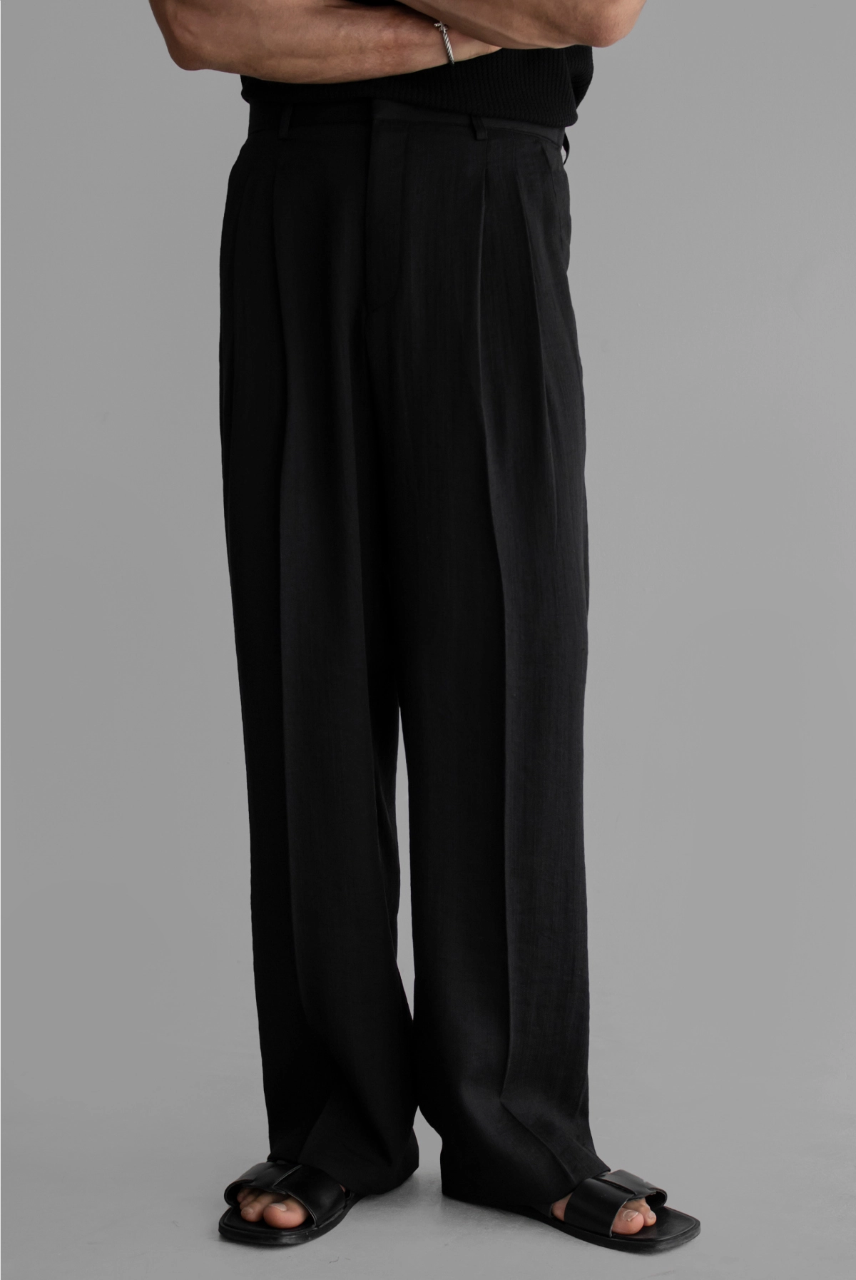바지 모델 착용 이미지-S356L15