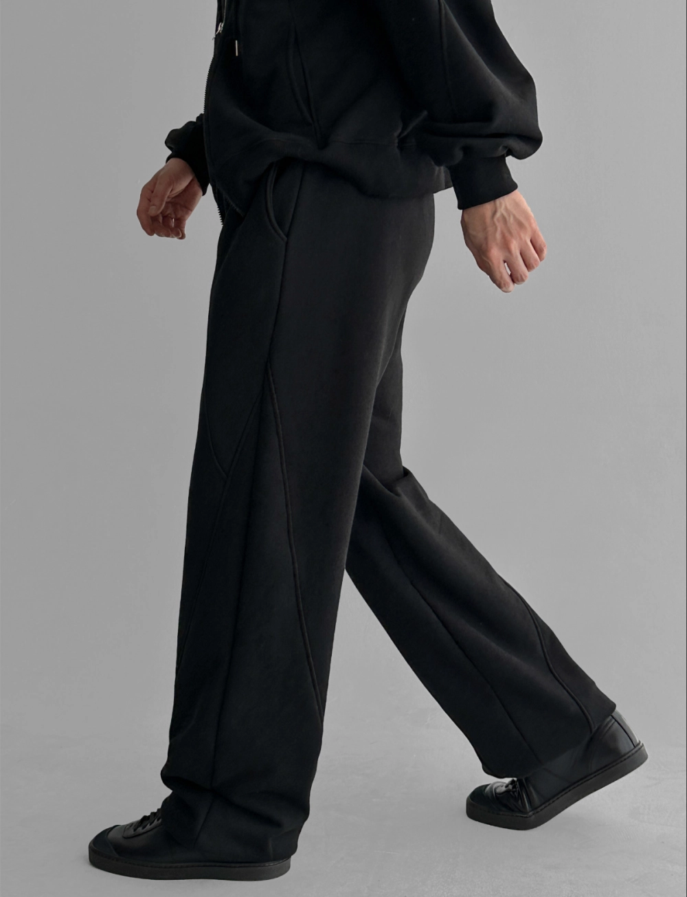 멜빵 스커트/바지 모델 착용 이미지-S220L16