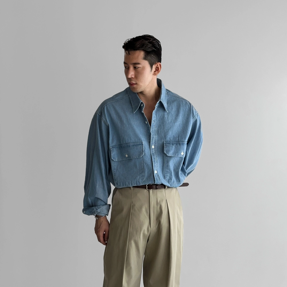 코트 모델 착용 이미지-S395L18